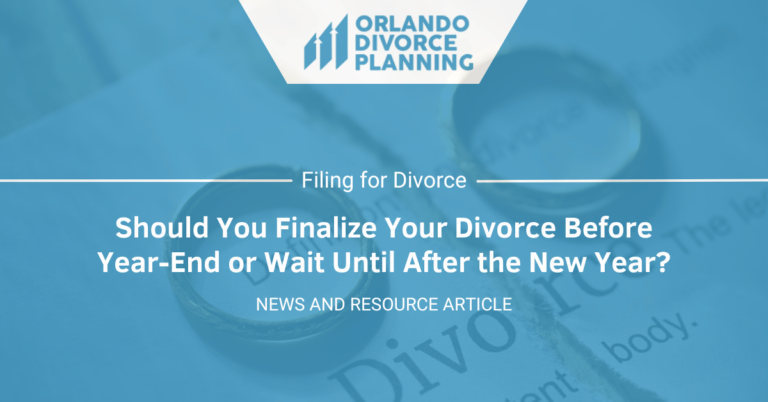 Should You Finalize Your Divorce Before Year-End or Wait Until After the New Year?